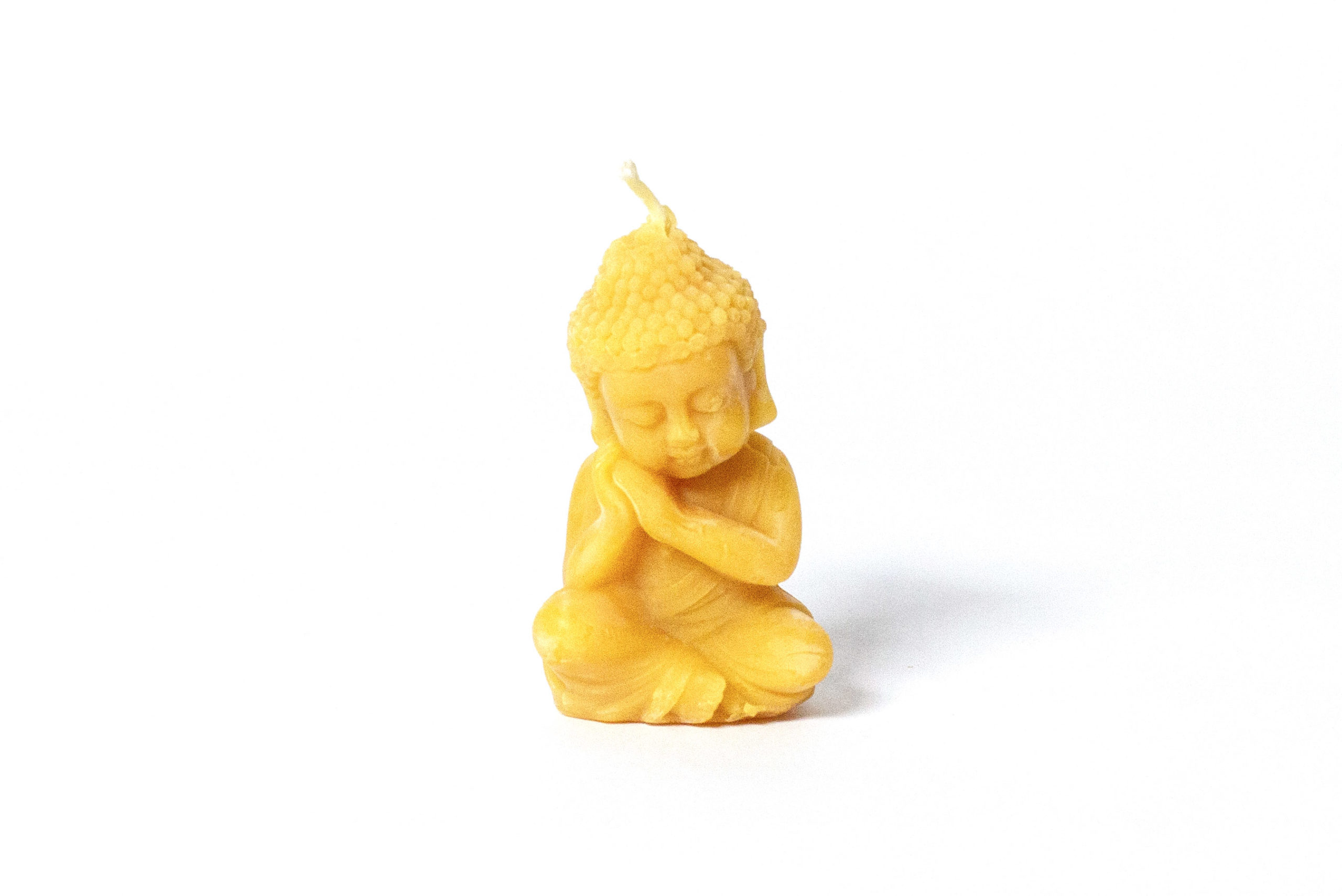 Buda Lucky Candle 3” Tall Green Buddha Candle Of Abundance And Happiness 