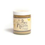 Jar of Bee Haven Creamed Honey.