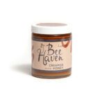 Jar of Cinnamon flavored Creamed Honey.